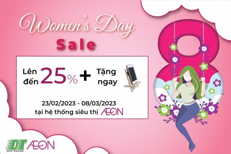 SẮM THỚT XỊN TẶNG NÀNG 8/3 TẠI SIÊU THỊ AEON