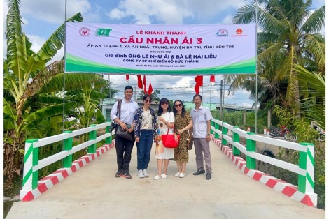 Cầu Nhân Ái 3 - Tấm lòng Vàng tặng người dân Bến Tre