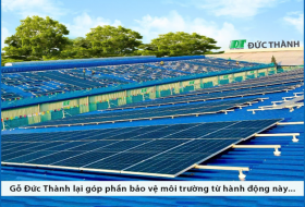GDT- DN gỗ tiên phong áp dụng Năng Lượng Mặt Trời