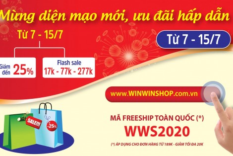 CHÀO MỪNG WINWINSHOP “THAY ÁO MỚI”