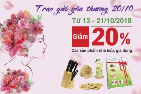 Trao gửi yêu thương nhân dịp 20/10