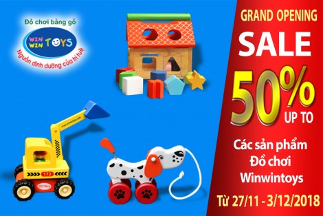 Tưng bừng khuyến mãi khai trương WinWinShop