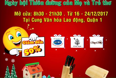 Ngày hội mua sắm thiên đường của mẹ và trẻ thơ