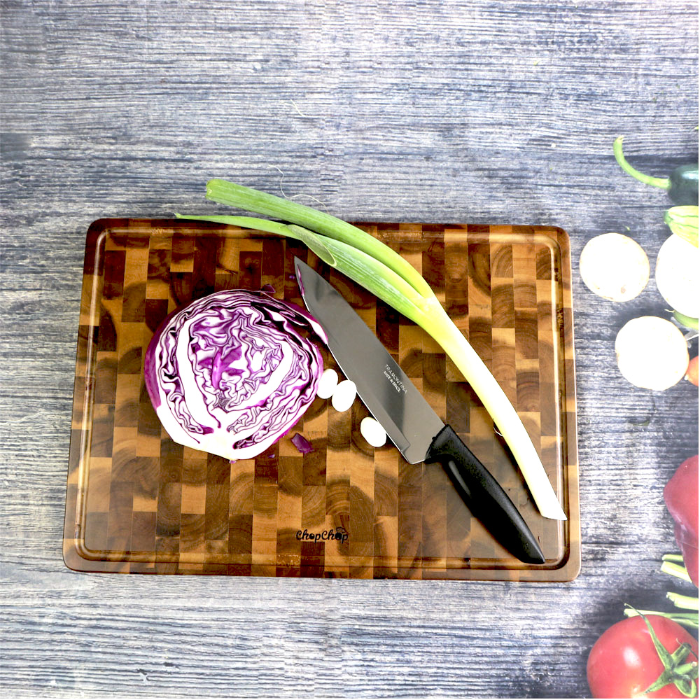 Thớt gỗ tràm sớ lật cao cấp, nhỏ | Chopchop - 15054