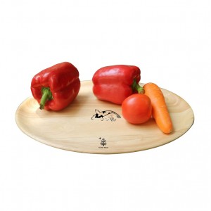 ĐĨA GỖ OVAL LỚN.