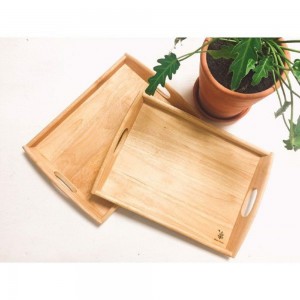 KHAY ĐÁY GỖ TAY CẦM OVAL