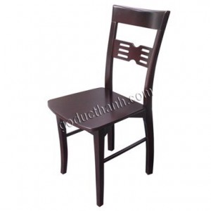 35702 - Ghế tựa lưng cao mặt gỗ, Nâu