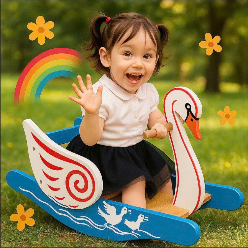 Bập bênh thiên nga | Winwintoys 61262