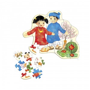 66462 - Xếp hình bé vui tết